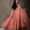 stunning-orange-color-embroider-with-sequence-work-gown
