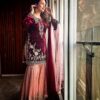 KD 1138 Maroon Top : Heavy Velvet Work : Thread Work Wedding, Party, Festive, Events Etc. Thread Work Sharara @2049 | Salwar suit, Casual Suits, Creative suits, Designer Suits, Palazzo Suits, Party Wear Suits, Straight Suits