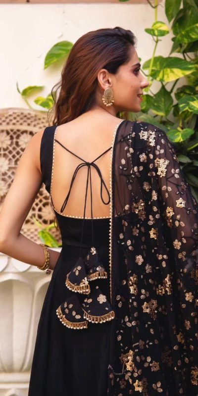 SRK 5128 Black Color Heavy Faux Georgette With Fully Flair Salwar Suit Wedding, Party, Festive, Events Expected Delivery 4-6 Working Days @ 1899/- | Jump Suits, Salwar suit, Casual Suits, Creative suits, Designer Suits, Palazzo Suits, Party Wear Suits, Patiala Suits, Straight Suits