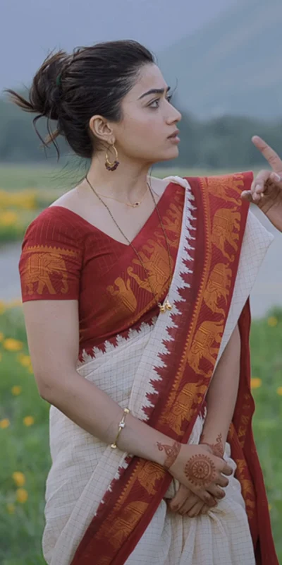 Perfect Cream Color Soft Lichi Silk Cloth Rich Pallu All Over Saree