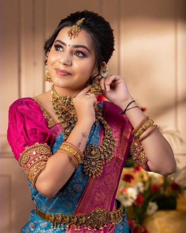 KP 4081 Blue Color Soft Lichi Silk Cloth Beautiful Rich Pallu Saree Casual, Party Wear, Wedding, Events Etc.   Expected Delivery 4-6 Working Days @ 1449/- | Sarees, Bollywood Sarees, Creative Sarees, Designer Sarees, Embroidered Sarees, Ethnic Saree, Modern Digital sarees, Party Wear Sarees