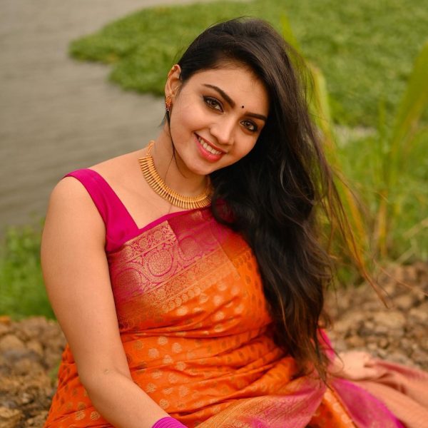 KP 3079 Orange Color Soft Lichi Silk Cloth Rich Pallu All Over Saree Events Casual, Wedding, Festive, Events . Expected Delivery  4-6 Working Days @1449/- | Sarees, Bollywood Sarees, Creative Sarees, Designer Sarees, Embroidered Sarees, Ethnic Saree, Modern Digital sarees, Party Wear Sarees