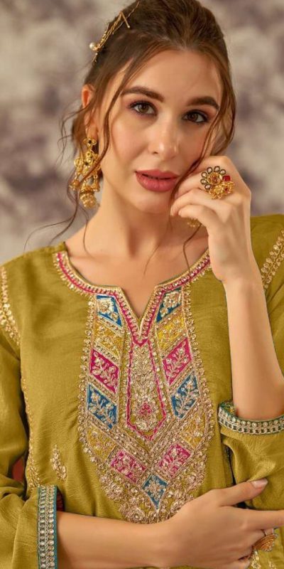 FC MARIA 1086 Mustard Color Vichitra Embroidery Codding Sequence Salwar Suit Wedding, Party, Festive events, etc.  Expected Delivery  4-6 Working Days @2099/- | Jump Suits, Salwar suit, Casual Suits, Creative suits, Designer Suits, Palazzo Suits, Party Wear Suits, Patiala Suits, Straight Suits