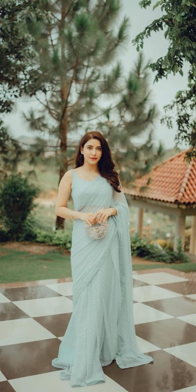JR 616 Light Blue Color Georgette Sirvoski Support Lace Saree Casual, Wedding, Festive, Events Expected Delivery 4-6 Working Days @1699/- | Sarees, Bollywood Sarees, Creative Sarees, Designer Sarees, Embroidered Sarees, Ethnic Saree, Modern Digital sarees, Party Wear Sarees