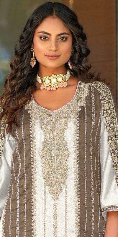 FC MARIA 1083 White Color Vichitra Embroidery Codding Sequence Salwar Suit Wedding, Party, Festive events, etc.  Expected Delivery  4-6 Working Days @2099/- | Jump Suits, Salwar suit, Casual Suits, Creative suits, Designer Suits, Palazzo Suits, Party Wear Suits, Patiala Suits, Straight Suits