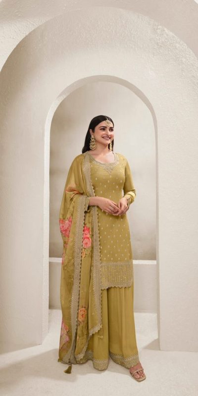 DS 67836 Yellow color Viscose Chinon Embroidered Sequence Salwar Suit Casual, Wedding, Party, Festive, Events . Expected Delivery 4-6 Working Days @2849/- | Salwar suit, Casual Suits, Creative suits, Designer Suits, Palazzo Suits, Party Wear Suits, Patiala Suits, Straight Suits