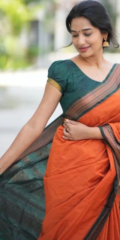 KP 5004 Orange Color Soft Lichi Silk Jacquard On All Over Saree Casual, Party Wear, Wedding, Events Etc. Expected Delivery 4-6 Working Days @1449/- | Sarees, Bollywood Sarees, Creative Sarees, Designer Sarees, Embroidered Sarees, Ethnic Saree, Modern Digital sarees, Party Wear Sarees