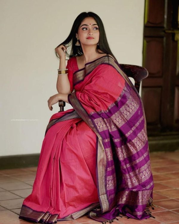 KP 5004 Pink Color Soft Lichi Silk Jacquard On All Over Saree Casual, Party Wear, Wedding, Events Etc. Expected Delivery 4-6 Working Days @1449/- | Sarees, Bollywood Sarees, Creative Sarees, Designer Sarees, Embroidered Sarees, Ethnic Saree, Modern Digital sarees, Party Wear Sarees