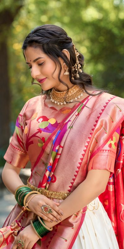 LNB 2005 Orange Jacquard Silk Weaving Zari Lehenga Choli Festive Party Wedding, Events etc. Delivery 4-6 Working Days @3499/- | Lehenga, Bollywood Lehenga, Creative Lehenga, Designer Lehenga, Embroidered Lehenga, Party Wear Lehenga