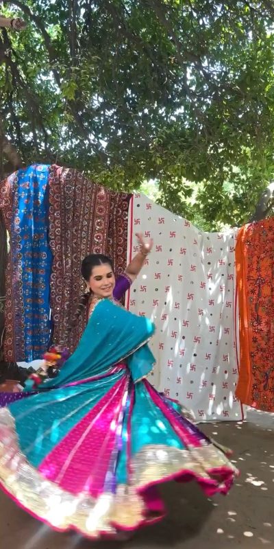 Ram 024 Blue Color Georgette Mirror Less khadi Print Lehenga Choli Casual, Wedding, Festive, Events Expected Delivery 4-6 Working Days @2649/- | Lehenga, Bollywood Lehenga, Creative Lehenga, Designer Lehenga, Embroidered Lehenga, Party Wear Lehenga