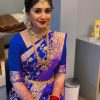 Pretty Blue Color Soft Lichi Silk Jacquard All Over Saree