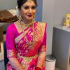 Pretty Pink Color Soft Lichi Silk Jacquard All Over Saree