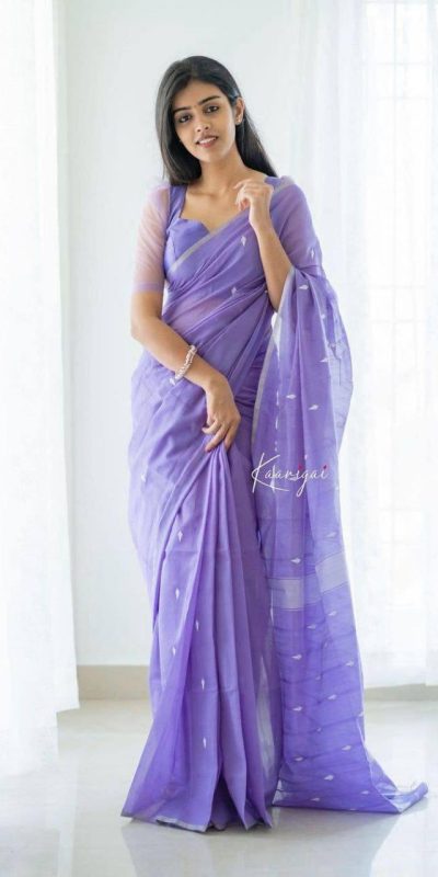 KP 5063 Purple Color Soft Lilan Cotton Rich Pallu & Jacquard Work Saree Casual, Wedding, Festive, Events . Expected Delivery 4-6 Working Days @1349/- only | Sarees, Bollywood Sarees, Creative Sarees, Designer Sarees, Embroidered Sarees, Ethnic Saree, Modern Digital sarees, Party Wear Sarees