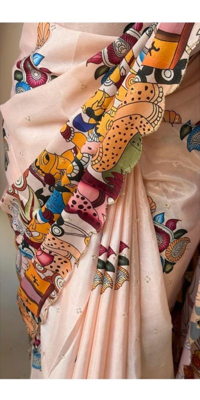 MS 463 Cream Color Chinon Digital Printed Embroidery Butti Work Saree Casual, Wedding, Festive, Events . Expected Delivery 4-6 Working Days @1649/- only | Sarees, Bollywood Sarees, Creative Sarees, Designer Sarees, Embroidered Sarees, Ethnic Saree, Modern Digital sarees, Party Wear Sarees
