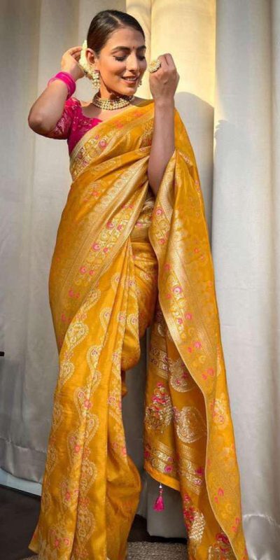 MS 476 Yellow Color Soft Lichi Silk Kubera Pattu On All Over Saree Casual, Wedding, Festive, Events . Expected Delivery 4-6 Working Days @1299/- only | Sarees, Bollywood Sarees, Creative Sarees, Designer Sarees, Embroidered Sarees, Ethnic Saree, Modern Digital sarees, Party Wear Sarees