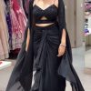 RTC 5842 Black Color Satin Silk Thread With Sequence Dhoti Suit Casual, Wedding, Party, Festive, Events Etc.4-6 Working Days@ 2049/-only | Jump Suits, Salwar suit, Casual Suits, Creative suits, Designer Suits, Palazzo Suits, Party Wear Suits, Patiala Suits, Straight Suits
