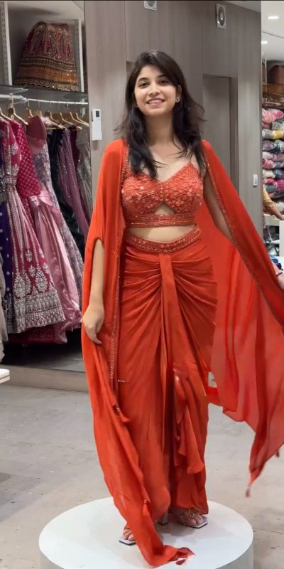 RTC 5842 Orange Color Satin Silk Thread With Sequence Dhoti Suit Casual, Wedding, Party, Festive, Events Etc.4-6 Working Days@ 2049/-only | Jump Suits, Salwar suit, Casual Suits, Creative suits, Designer Suits, Palazzo Suits, Party Wear Suits, Patiala Suits, Straight Suits