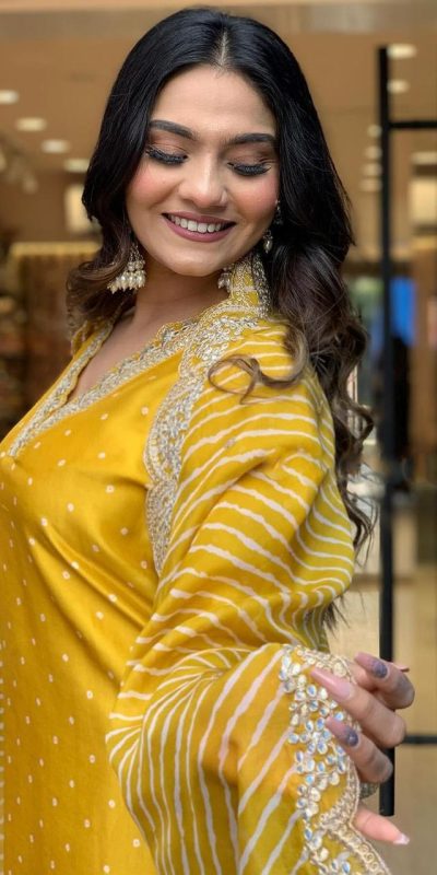 MF 746 Yellow Color Chinon Silk Wide Digital Print Coding Work Lace Salwar Suit Casual, Wedding, Party, Festive, Events Etc.4-6 Working Days@ 1699/-only | Jump Suits, Salwar suit, Casual Suits, Creative suits, Designer Suits, Palazzo Suits, Party Wear Suits, Patiala Suits, Straight Suits