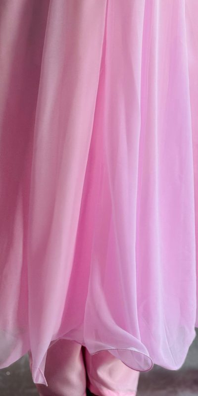 VLM 256 Baby Pink Color Foix Georgette With Embroidery Work Anarkali Gown Casual, Wedding, Party, Festive, Events Etc.4-6 Working Days@ 1899/-only | Gowns, Bollywood Gowns, Creative Gowns, Designer Gowns, Embroidered Gowns, Party Wear Gowns