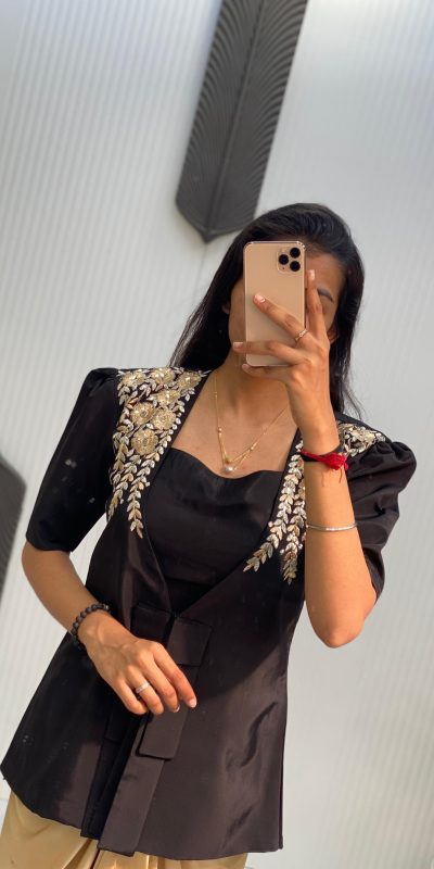 LG1899 Black & Cream Color French Crape With Sequence Embroidery Dhoti Suit Casual, Wedding, Party, Festive, Events Etc.4-6 Working Days@ 2049/-only | Jump Suits, Salwar suit, Casual Suits, Creative suits, Designer Suits, Palazzo Suits, Party Wear Suits, Patiala Suits, Straight Suits