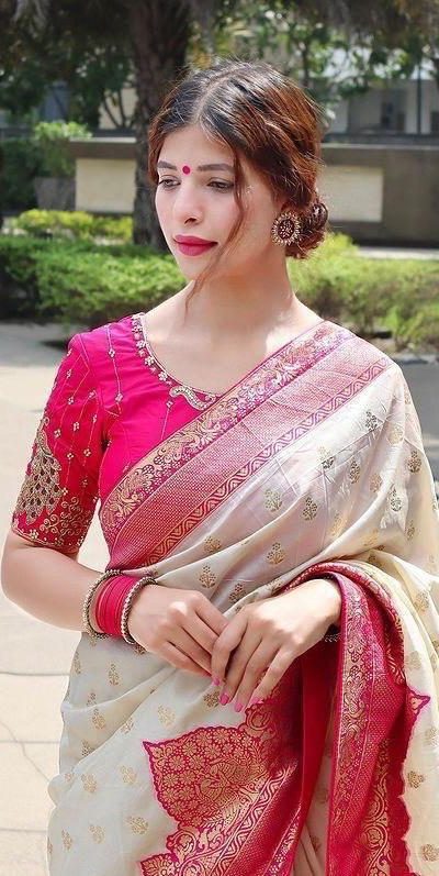 KP 4095 Half White Color Soft Lichi Silk Jacquard Work On All Over Saree Casual, Wedding, Festive, Events . Expected Delivery 4-6 Working Days @1499/- only | Sarees, Bollywood Sarees, Creative Sarees, Designer Sarees, Embroidered Sarees, Ethnic Saree, Modern Digital sarees, Party Wear Sarees