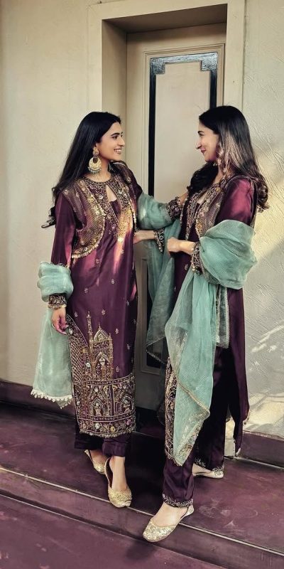 BE-318 Maroon Chinon Sequence Embroidery Work Salwar Suit Casual, Wedding, Party, Festive, Events Etc.4-6 Working Days@ 2099/-only | Jump Suits, Salwar suit, Casual Suits, Creative suits, Designer Suits, Palazzo Suits, Party Wear Suits, Patiala Suits, Straight Suits