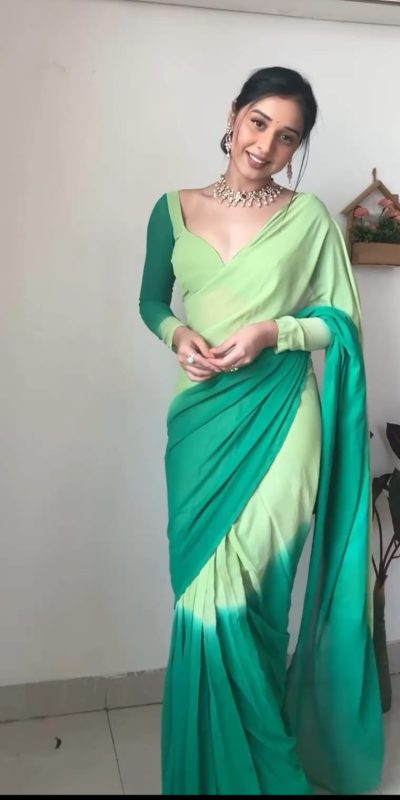 SC 222 Pista And Green Color Georgette Silk Multi Combination All over The Saree , Wedding, Festive, Events . Expected Delivery 4-6 Working Days @1549/- | Sarees, Bollywood Sarees, Creative Sarees, Designer Sarees, Embroidered Sarees, Ethnic Saree, Modern Digital sarees, Party Wear Sarees