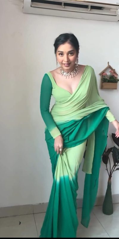 SC 222 Pista And Green Color Georgette Silk Multi Combination All over The Saree , Wedding, Festive, Events . Expected Delivery 4-6 Working Days @1549/- | Sarees, Bollywood Sarees, Creative Sarees, Designer Sarees, Embroidered Sarees, Ethnic Saree, Modern Digital sarees, Party Wear Sarees