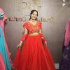 Red Fox Georgette Embroidery Thread Hand Pasting Real Mirror Lehenga Choli