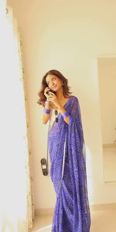 SC 410 Blue Color Soft Georgette Silk Bandhani Design Saree Casual, Wedding, Festive, Events . Expected Delivery 4-6 Working Days @1599/- only | Sarees, Bollywood Sarees, Creative Sarees, Designer Sarees, Embroidered Sarees, Ethnic Saree, Modern Digital sarees, Party Wear Sarees