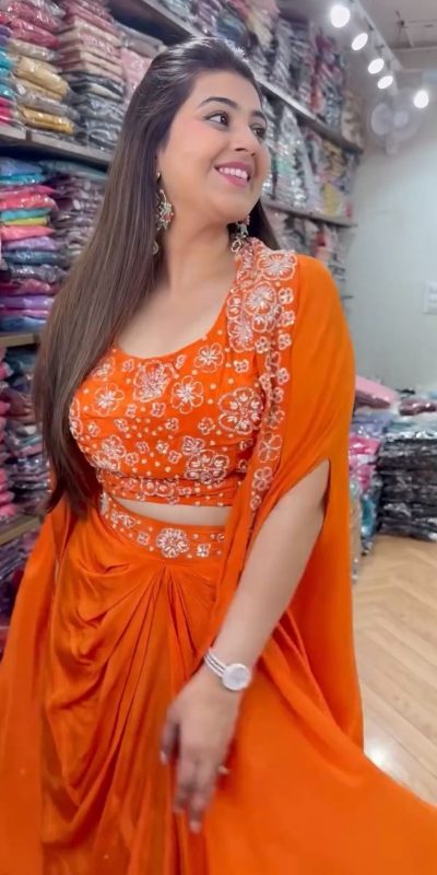 RTC 5859 Orange Color Satin Silk Thread With Sequence Dhoti Suit Casual, Wedding, Festive, Events. Expected Delivery 4-6 Working Days @1999/- only | Jump Suits, Salwar suit, Casual Suits, Creative suits, Designer Suits, Palazzo Suits, Party Wear Suits, Patiala Suits, Straight Suits
