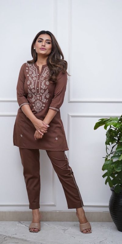 BE 340 Brown Color Rayon Embroidery Work Salwar Suit Casual, Wedding, Festive, Events . Expected Delivery 4-6 Working Days @1649/- only | Jump Suits, Salwar suit, Casual Suits, Creative suits, Designer Suits, Palazzo Suits, Party Wear Suits, Patiala Suits, Straight Suits