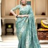 MB 494 Sky Blue Color Soft Litchi Silk All Over Weaving Saree Casual, Wedding, Festive, Events . Expected Delivery  4-6 Working Days @1199/- only                                                                                                                                             | Sarees, Bollywood Sarees, Creative Sarees, Designer Sarees, Embroidered Sarees, Ethnic Saree, Modern Digital sarees, Party Wear Sarees