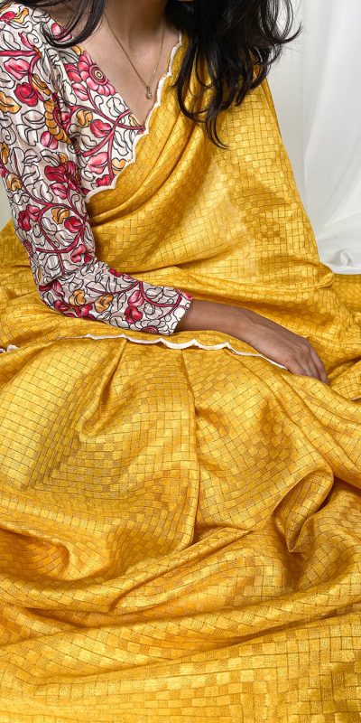 YNF 7706 Yellow Color Gadwall Chex Arce Work Saree Casual, Wedding, Festive, Events . Expected Delivery 4-6 Working Days @1549/- only | Sarees, Bollywood Sarees, Creative Sarees, Designer Sarees, Embroidered Sarees, Ethnic Saree, Modern Digital sarees, Party Wear Sarees