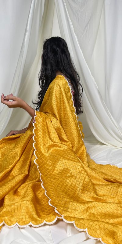 YNF 7706 Yellow Color Gadwall Chex Arce Work Saree Casual, Wedding, Festive, Events . Expected Delivery 4-6 Working Days @1549/- only | Sarees, Bollywood Sarees, Creative Sarees, Designer Sarees, Embroidered Sarees, Ethnic Saree, Modern Digital sarees, Party Wear Sarees