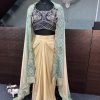 BD 1747 Blue Color Chinon Silk Embroidery Sequins Work Dhoti Suit Casual, Wedding, Party, Festive, Events Etc.4-6 Working Days@ 1999/-only | Jump Suits, Salwar suit, Casual Suits, Creative suits, Designer Suits, Palazzo Suits, Party Wear Suits, Patiala Suits, Straight Suits