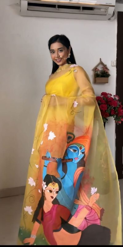 SC 237 Yellow Color Soft Organza Silk Ready To Wear Saree Casual, Wedding, Festive, Events . Expected Delivery  4-6 Working Days @1549/- only                                                                                                                                             | Sarees, Bollywood Sarees, Creative Sarees, Designer Sarees, Embroidered Sarees, Ethnic Saree, Modern Digital sarees, Party Wear Sarees