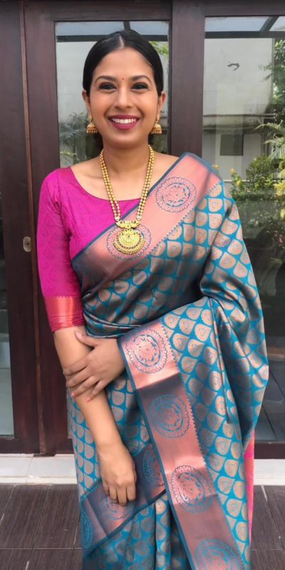 KP 4065 Blue Color Soft Litchi Silk jacquard Work On All Over Saree Casual, Wedding, Festive, Events . Expected Delivery 4-6 Working Days @1299/- only | Sarees, Bollywood Sarees, Creative Sarees, Designer Sarees, Embroidered Sarees, Ethnic Saree, Modern Digital sarees, Party Wear Sarees