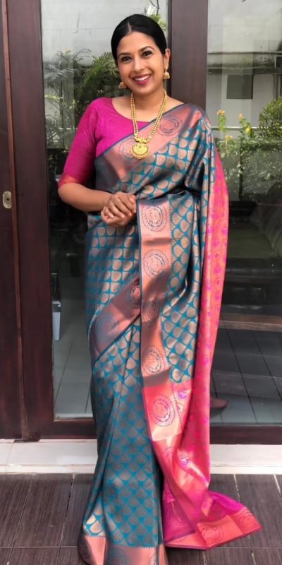 KP 4065 Blue Color Soft Litchi Silk jacquard Work On All Over Saree Casual, Wedding, Festive, Events . Expected Delivery 4-6 Working Days @1299/- only | Sarees, Bollywood Sarees, Creative Sarees, Designer Sarees, Embroidered Sarees, Ethnic Saree, Modern Digital sarees, Party Wear Sarees