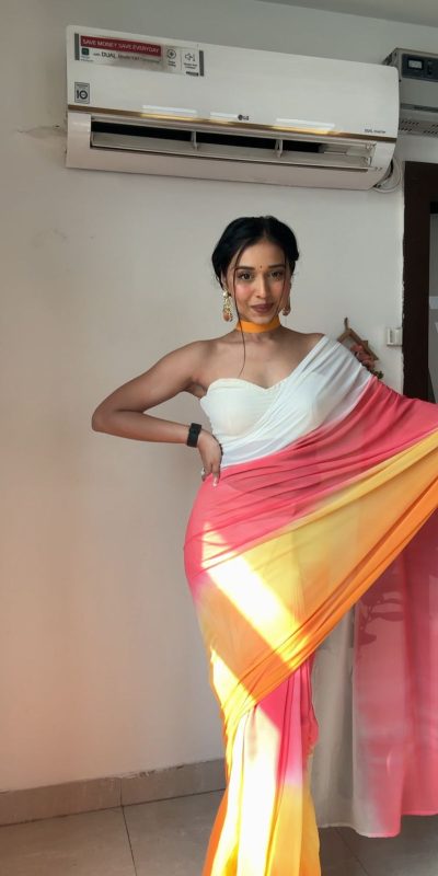 SC 234 Multi Color Soft Georgette Silk Ready To Wear Saree Casual, Wedding, Festive, Events . Expected Delivery 4-6 Working Days @1549/- only | Sarees, Bollywood Sarees, Creative Sarees, Designer Sarees, Embroidered Sarees, Ethnic Saree, Modern Digital sarees, Party Wear Sarees