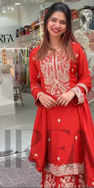 VLM 271 Red Color Chinon Silk With Embroidery Work Salwar Suit Casual, Wedding, Festive, Events . Expected Delivery 4-6 Working Days @2149/- only | Jump Suits, Salwar suit, Casual Suits, Creative suits, Designer Suits, Palazzo Suits, Party Wear Suits, Patiala Suits, Straight Suits