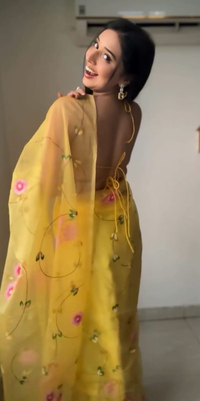 SC 236 Yellow Color Soft Organza Silk Ready To Wear Saree Casual, Wedding, Festive, Events . Expected Delivery 4-6 Working Days @1549/- only | Sarees, Bollywood Sarees, Creative Sarees, Designer Sarees, Embroidered Sarees, Ethnic Saree, Modern Digital sarees, Party Wear Sarees