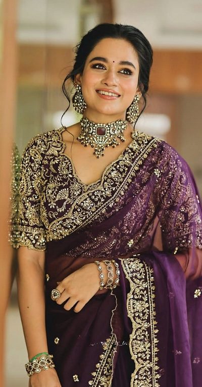 BT 421 Purple Color Soft Organza Silk Thread Sequence Work Saree Casual, Wedding, Festive, Events . Expected Delivery 4-6 Working Days @1949/- only | Sarees, Bollywood Sarees, Creative Sarees, Designer Sarees, Embroidered Sarees, Ethnic Saree, Modern Digital sarees, Party Wear Sarees