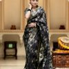 MB 494 Black Color Soft Litchi Silk All Over Weaving Saree Casual, Wedding, Festive, Events . Expected Delivery  4-6 Working Days @1199/- only                                                                                                                                             | Sarees, Bollywood Sarees, Creative Sarees, Designer Sarees, Embroidered Sarees, Ethnic Saree, Modern Digital sarees, Party Wear Sarees