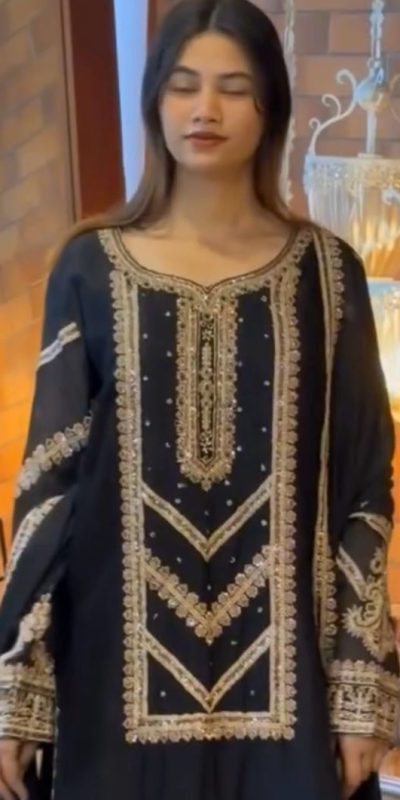 VLM 273 Black Color Georgette Embroidery Work Salwar Suit Casual, Wedding, Festive, Events . Expected Delivery 4-6 Working Days @2149/- only | Jump Suits, Salwar suit, Casual Suits, Creative suits, Designer Suits, Palazzo Suits, Party Wear Suits, Patiala Suits, Straight Suits