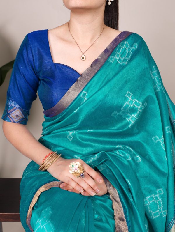 YNF 7503 Firozi Color Jacquard Silk Printed With Zari Weaving Work Casual, Wedding, Festive, Events . Expected Delivery  4-6 Working Days @2199/- only                                | Sarees, Bollywood Sarees, Creative Sarees, Designer Sarees, Embroidered Sarees, Ethnic Saree, Modern Digital sarees, Party Wear Sarees