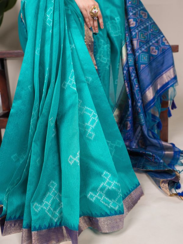YNF 7503 Firozi Color Jacquard Silk Printed With Zari Weaving Work Casual, Wedding, Festive, Events . Expected Delivery  4-6 Working Days @2199/- only                                | Sarees, Bollywood Sarees, Creative Sarees, Designer Sarees, Embroidered Sarees, Ethnic Saree, Modern Digital sarees, Party Wear Sarees