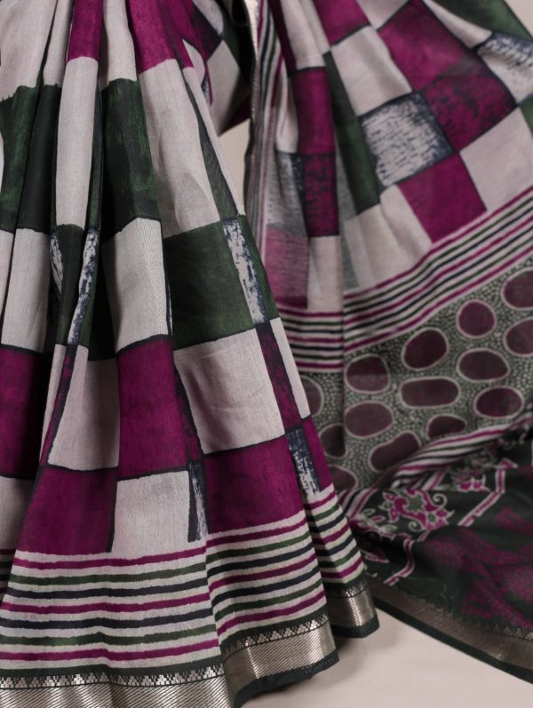 YNF 7045 Green Color Polyester Viscose Chanderi Printed Border Saree Casual, Wedding, Festive, Events . Expected Delivery  4-6 Working Days @1499/- only                                | Sarees, Bollywood Sarees, Creative Sarees, Designer Sarees, Embroidered Sarees, Ethnic Saree, Modern Digital sarees, Party Wear Sarees