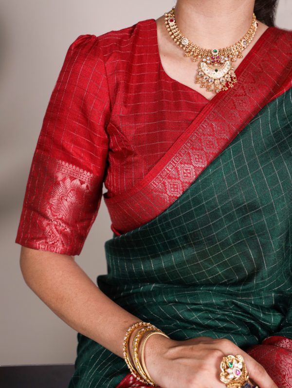 YNF 7029 Green Color Tussar Chex Patola Print Weaving Work Border Saree Casual, Wedding, Festive, Events . Expected Delivery  4-6 Working Days @1499/- only                                | Sarees, Bollywood Sarees, Creative Sarees, Designer Sarees, Embroidered Sarees, Ethnic Saree, Modern Digital sarees, Party Wear Sarees
