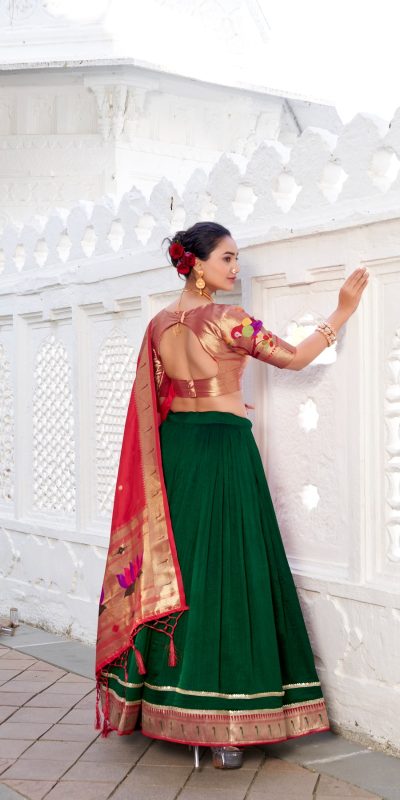 LNB 2016 Green Wine Color Vichitra Silk Plain with Paithni lace border Lehenga Choli Wedding, Party, Festive, Events Etc. Delivery 4-6 Working Days Rs 2999 | Lehenga, Bollywood Lehenga, Creative Lehenga, Designer Lehenga, Embroidered Lehenga, Party Wear Lehenga